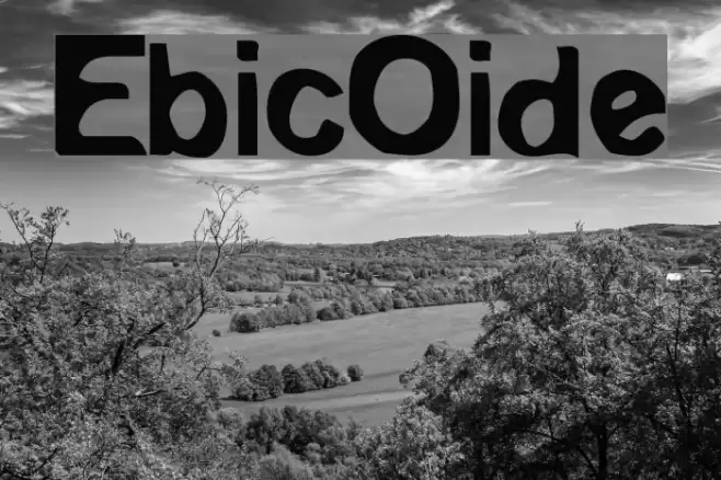 EmbryonicOutside Font examples