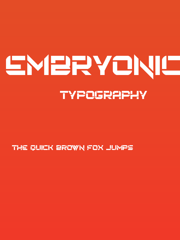 Embryonic World Regular Poster