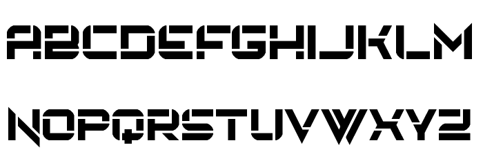 Embryonic World Regular Font LOWERCASE