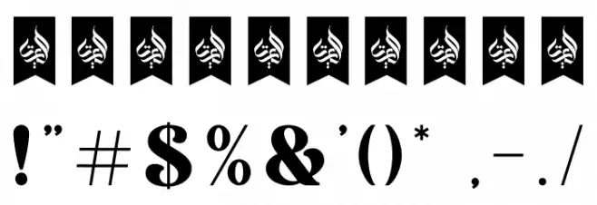 Embryotic Font OTHER CHARS