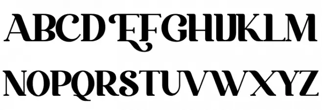 Embryotic Schriftart Groß