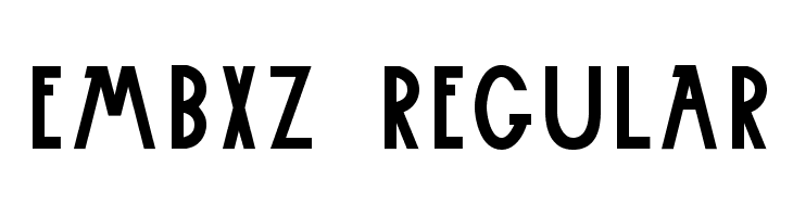 Embxz-Regular Font