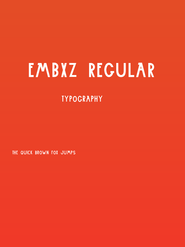 Embxz-Regular Poster