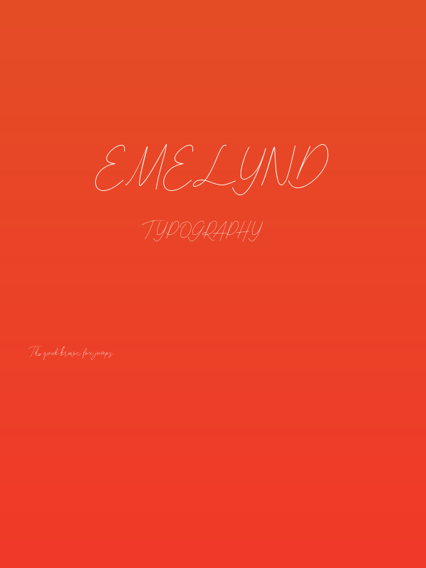 Emelynd Poster