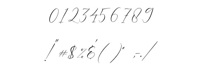 Emelystta Font OTHER CHARS