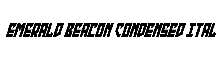 Emerald Beacon Condensed Ital  font caratteri gratis