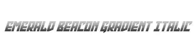 Emerald Beacon Gradient Italic  baixar fontes gratis
