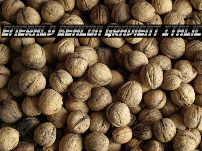 Emerald Beacon Gradient Italic Example 2