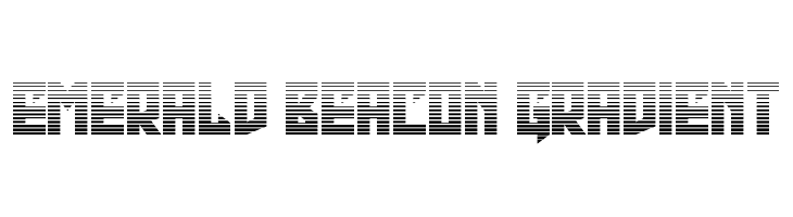 Emerald Beacon Gradient  नि: शुल्क फ़ॉन्ट्स डाउनलोड
