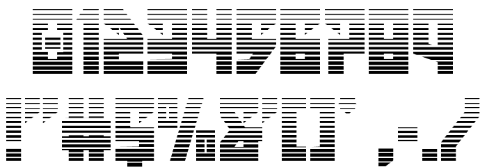 Emerald Beacon Gradient Font OTHER CHARS