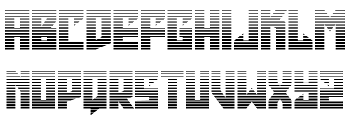 Emerald Beacon Gradient Font LOWERCASE