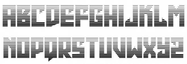 Emerald Beacon Gradient Schriftart Kleinbuchstaben