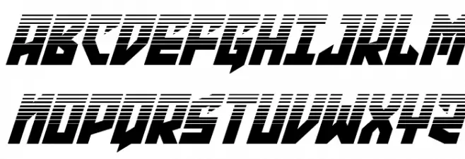Emerald Beacon Halftone Italic फ़ॉन्ट अपरकेस