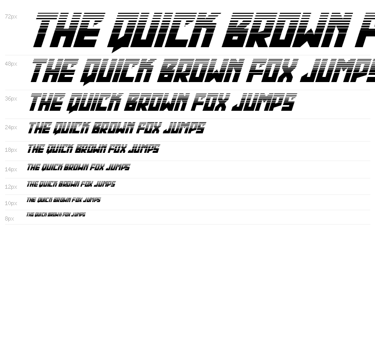 Emerald Beacon Halftone Italic Waterfall