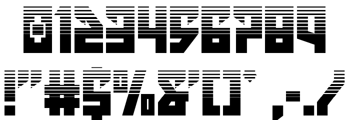 Emerald Beacon Halftone Font OTHER CHARS