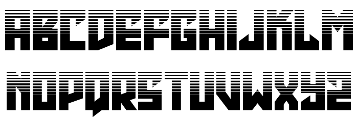 Emerald Beacon Halftone Font LOWERCASE