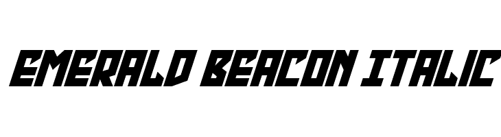 Emerald Beacon Italic  フリーフォントのダウンロード