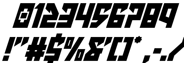 Emerald Beacon Italic Font OTHER CHARS
