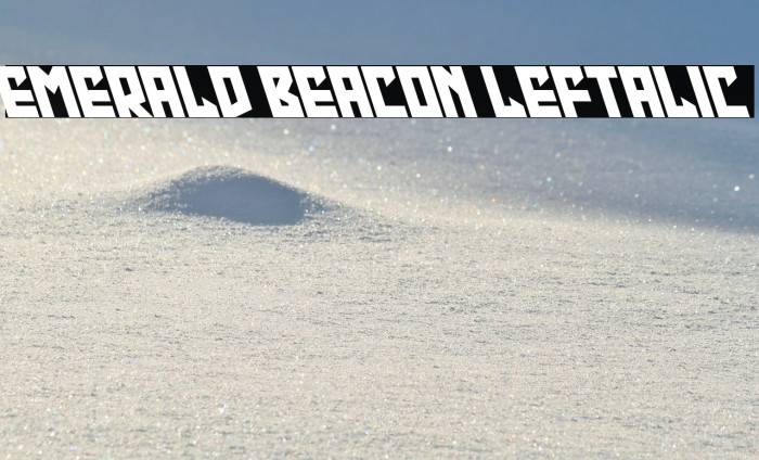 Emerald Beacon Leftalic Example 3