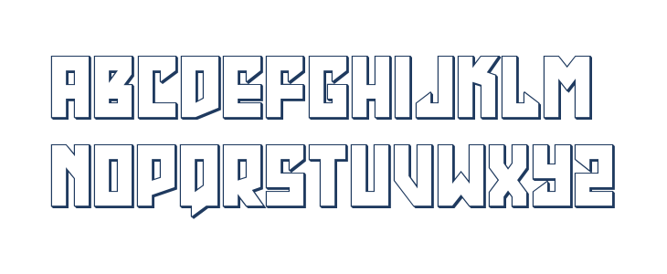 Emerald Beacon Outline Lowercase