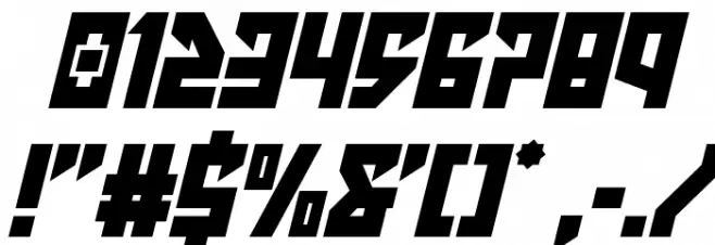 Emerald Beacon Semi-Italic Font OTHER CHARS