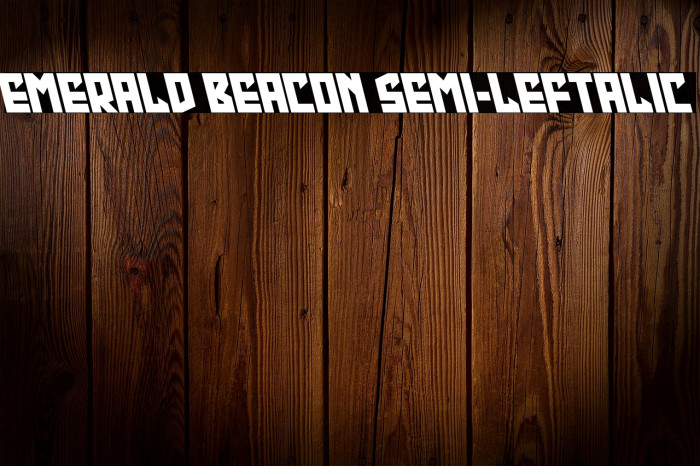 Emerald Beacon Semi-Leftalic Example 2