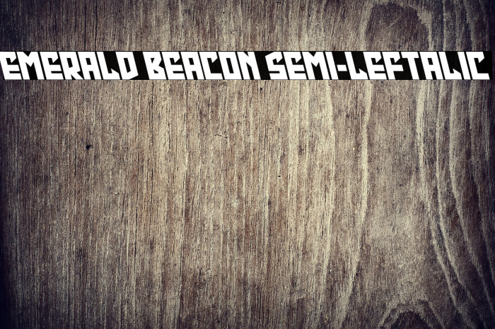 Emerald Beacon Semi-Leftalic Example 3