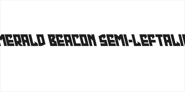 Emerald Beacon Semi-Leftalic Logo
