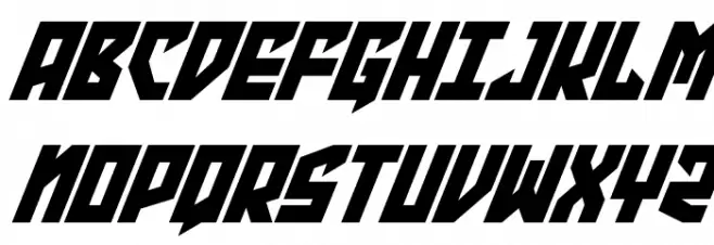 Emerald Beacon Super-Italic Fonte MAIÚSCULAS