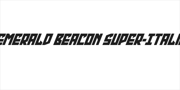 Emerald Beacon Super-Italic Logo