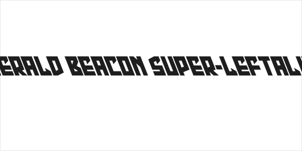Emerald Beacon Super-Leftalic Logo