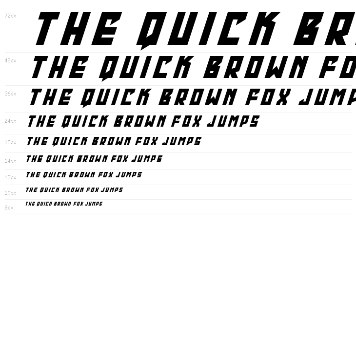 Emerald Beacon Title Italic Waterfall