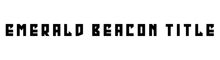 Emerald Beacon Title  font caratteri gratis
