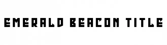 Emerald Beacon Title  Descarca Fonturi Gratis