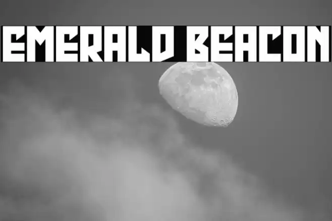 Emerald Beacon Font examples