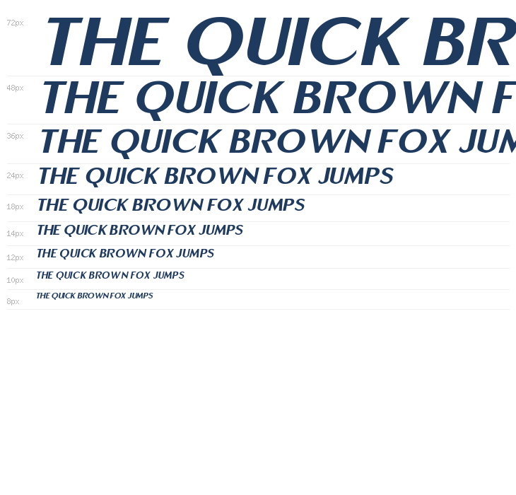 Emerald Crown Italic Waterfall