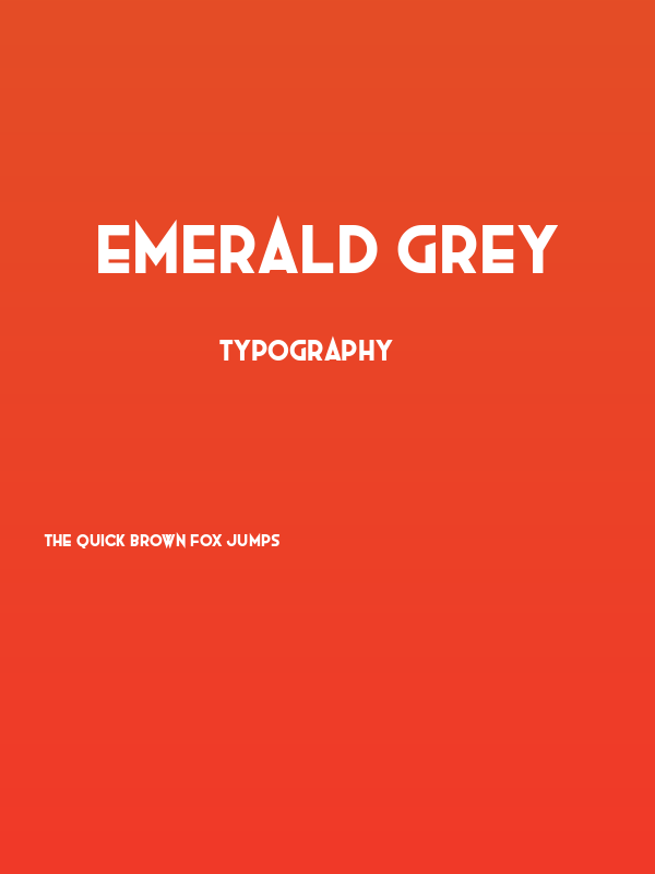 Emerald Grey Poster