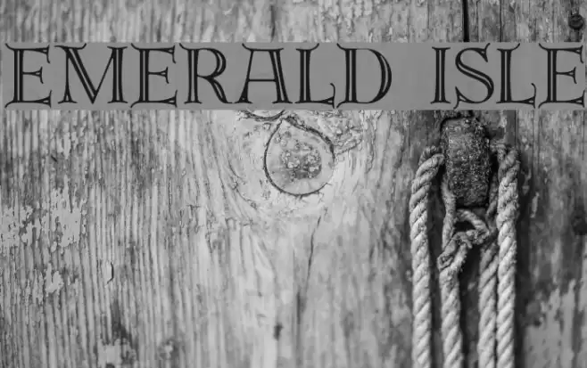 Emerald Isle Font examples