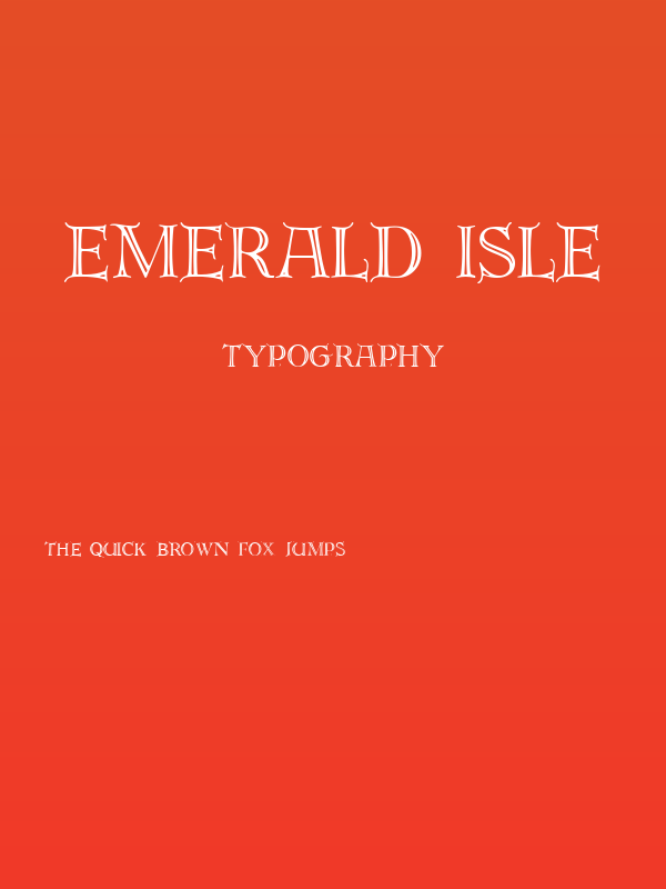 Emerald Isle Poster