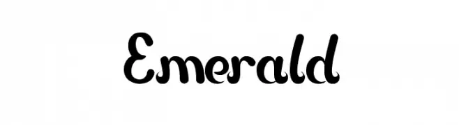 Emerald  les polices de caractères gratuit tlcharger