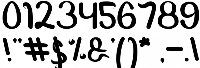 Emerald Schriftart Anderer Schreiben