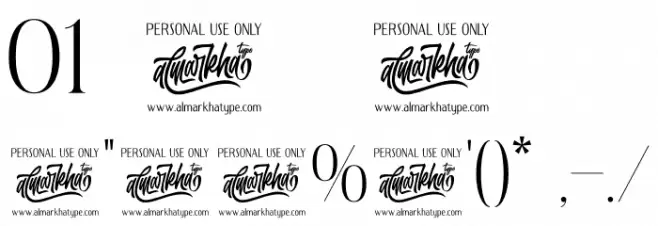 Emeralde Chamerions Serif Font OTHER CHARS