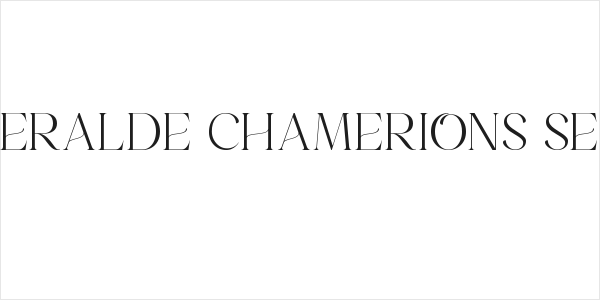 Emeralde Chamerions Serif Logo