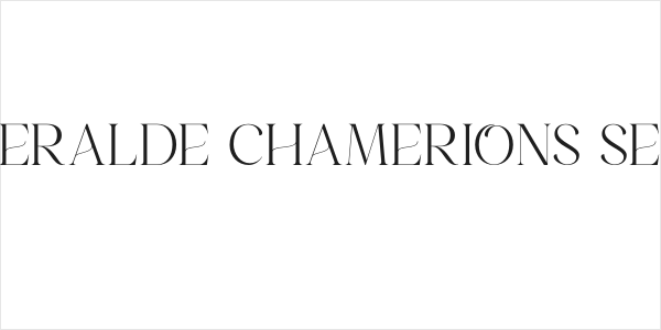 Emeralde Chamerions Serif Logo
