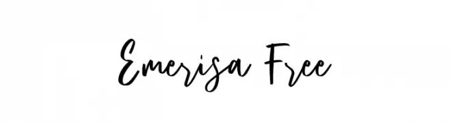 Emerisa Free  नि: शुल्क फ़ॉन्ट्स डाउनलोड