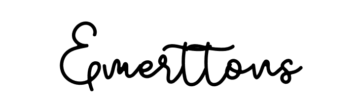 Emerttons  Frei Schriftart Herunterladen