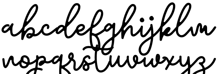 Emerttons Font LOWERCASE