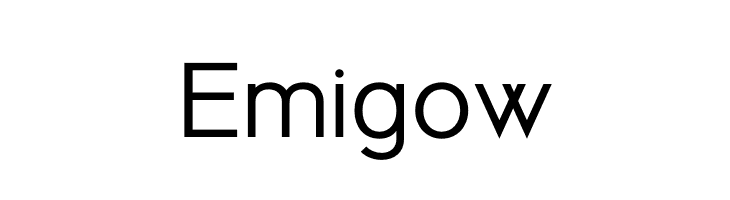 Emigow  Fuentes Gratis Descargar