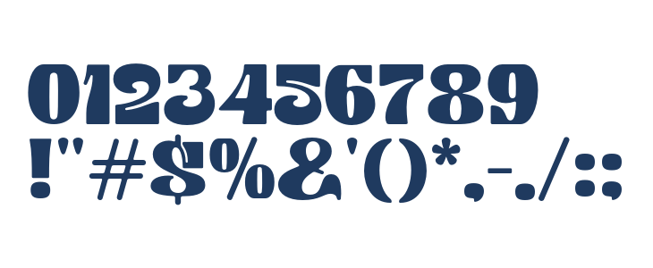 Emiken Display Regular Other Characters