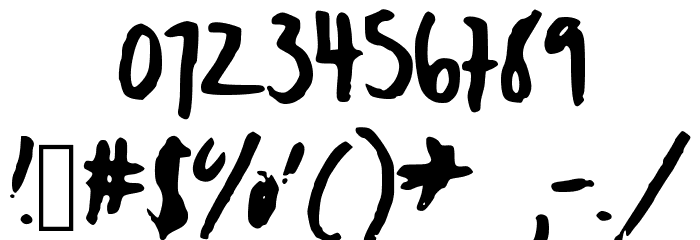 EmileeCaps Font OTHER CHARS